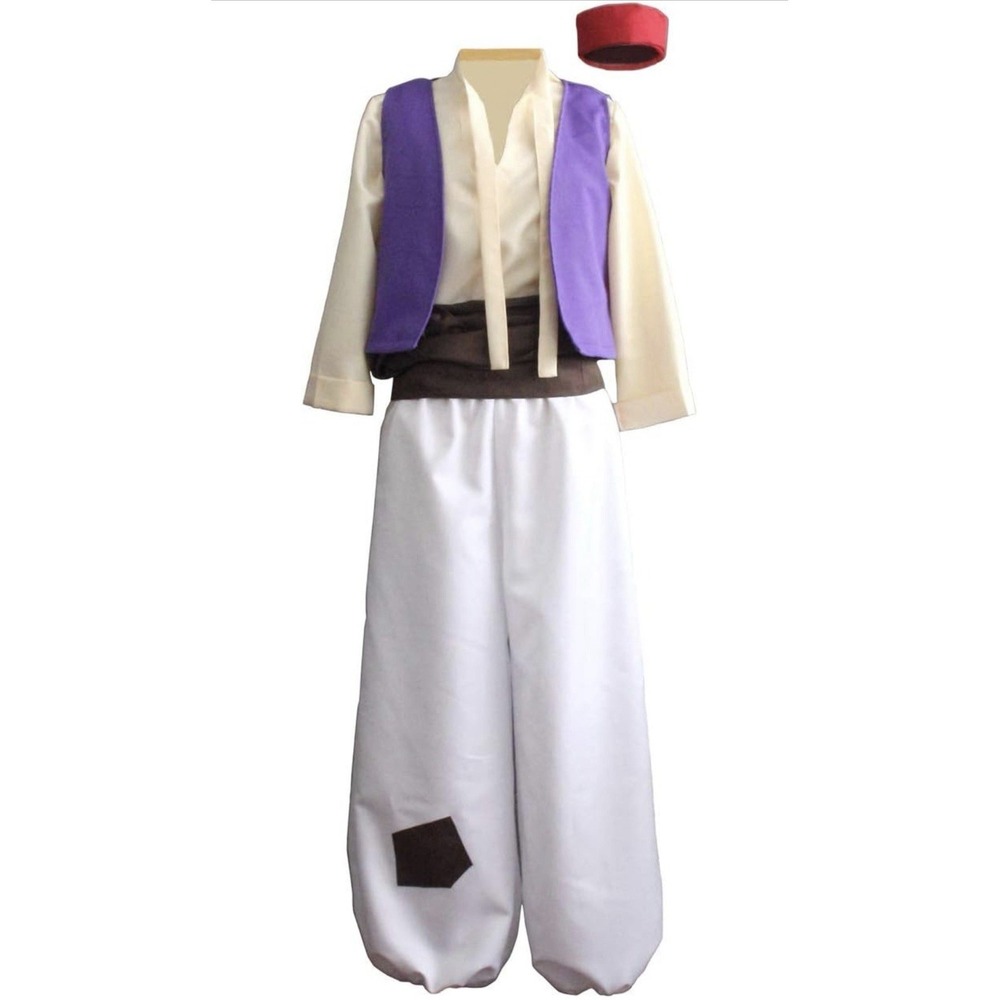 Men's Arab Prince Costume Suits Party Sz M Halloween Cosplay
